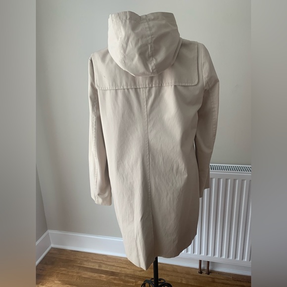 Michaels Cream Duffle Coat with Brown Accents - Picture 3 of 12